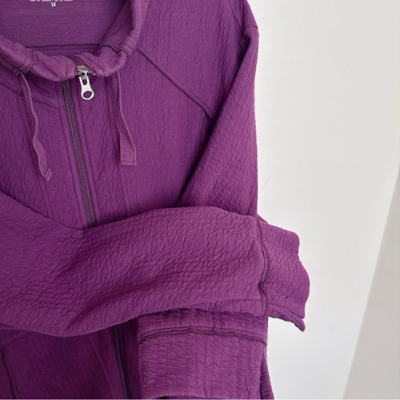 Neon Buddha Womens 3X Purple Lagenlook Stretch Cotton Jacket - Picture 8 of 12